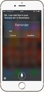 SIRI - Reminders