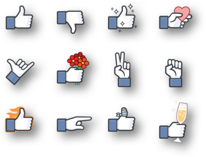 Gratis Facebook Thumbs-ups