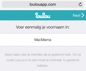 datum prikken met whatsapp en loulou