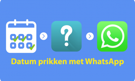 Datum prikken met Whatsapp