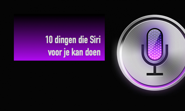 SIRI Je eigen personal assistant