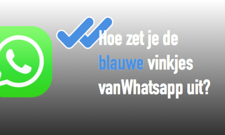 Blauwe vinkjes uitzetten in WhatsApp