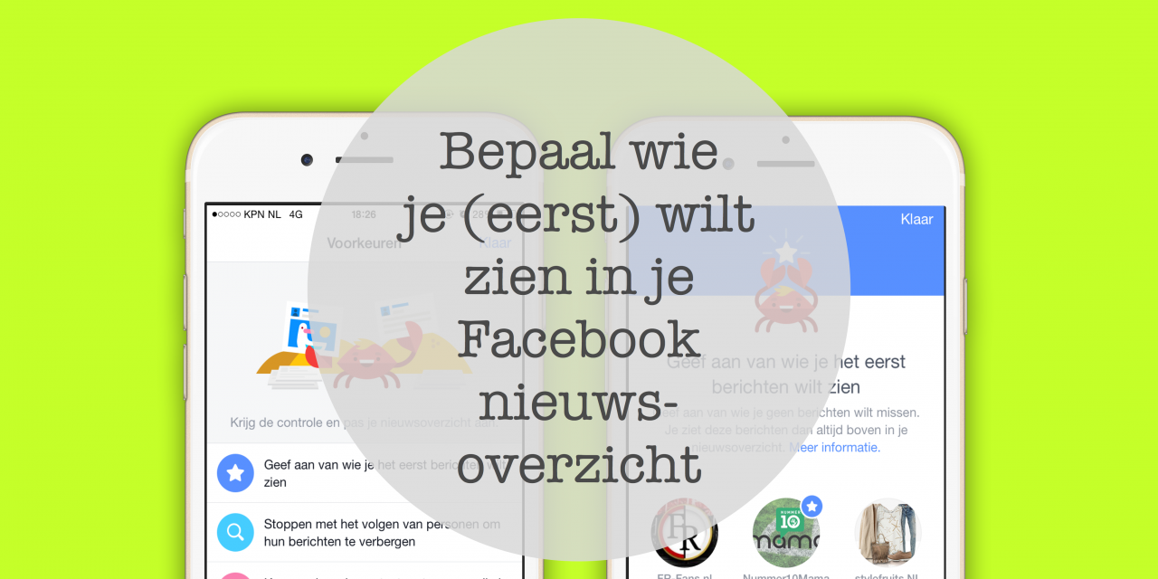 Hoe werkt het Facebook nieuwsoverzicht