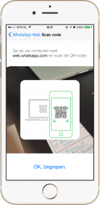 WhatsApp code scannen