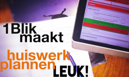 1Blik online agenda maakt huiswerk plannen leuk!