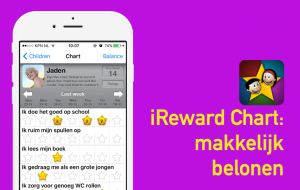 Hulp bij opvoeden Belonings App iRewardChart