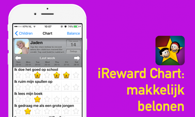Hulp bij opvoeden: iRewardChart – makkelijk belonen